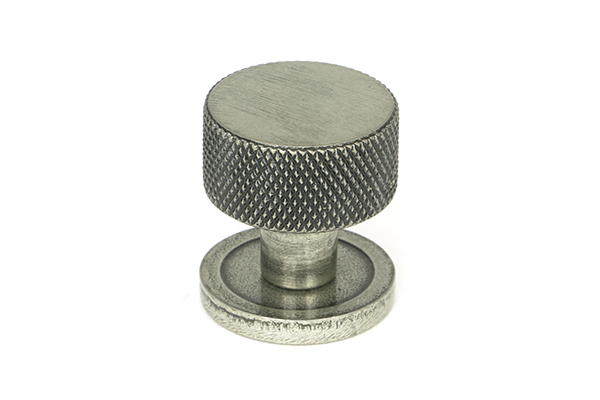 Pewter Brompton Cabinet Knob - 25mm (Plain) | 46842