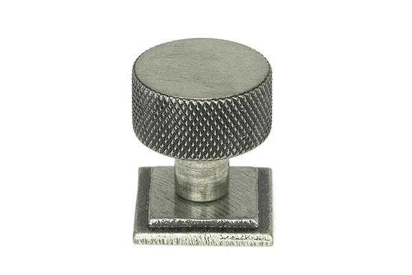 Pewter Brompton Cabinet Knob - 25mm (Square) | 46845