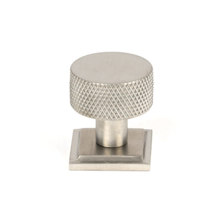 Satin SS (304) Brompton Cabinet Knob - 25mm (Square) | 46853