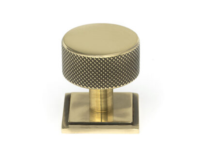 From the Anvil 32mm Brompton Cabinet Knob - Aged Brass