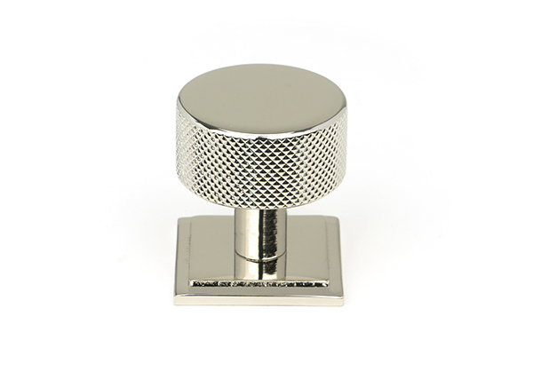 Polished Nickel Brompton Cabinet Knob - 32mm (Square) | 46865