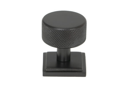 Aged Bronze Brompton Cabinet Knob - 32mm (Square) | 46869
