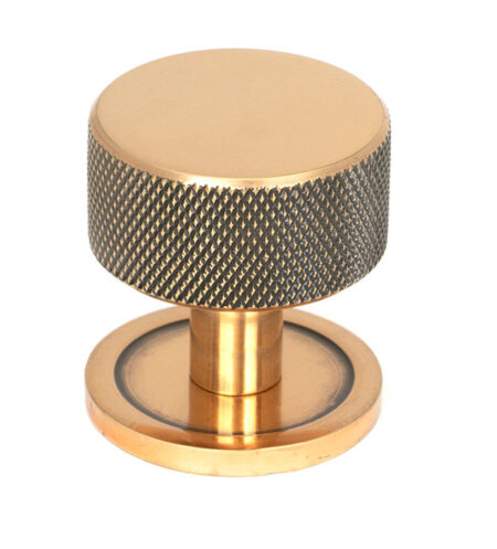 Polished Bronze Brompton Cabinet Knob - 32mm (Plain) | 46870