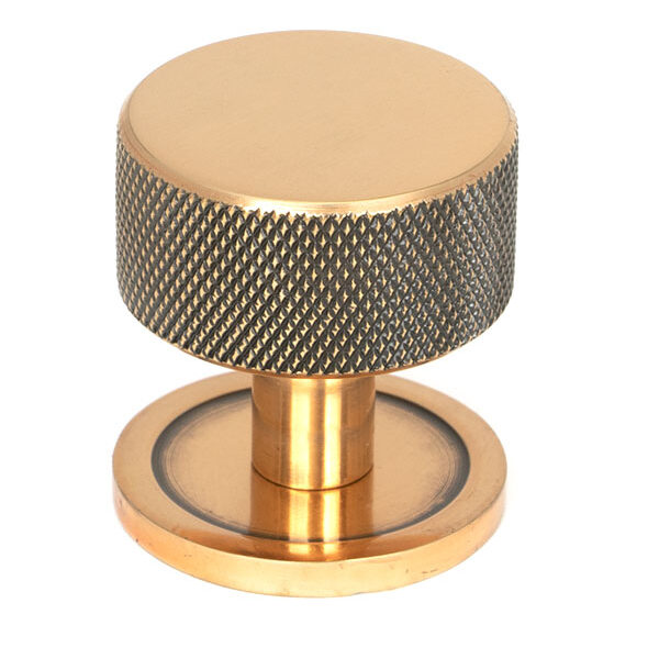 Polished Bronze Brompton Cabinet Knob - 32mm (Plain) | 46870