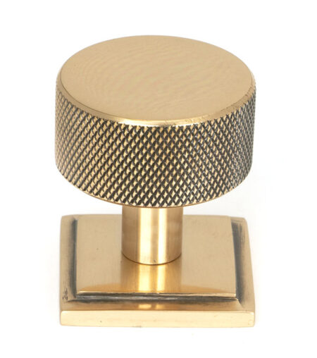 Polished Bronze Brompton Cabinet Knob - 32mm (Square) | 46873