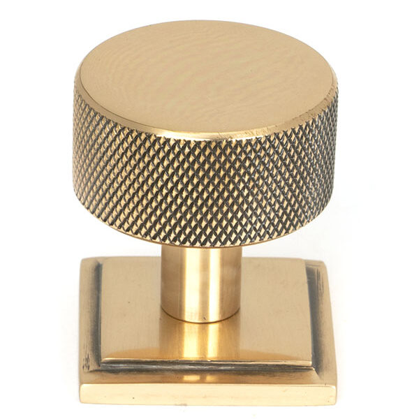 Polished Bronze Brompton Cabinet Knob - 32mm (Square) | 46873