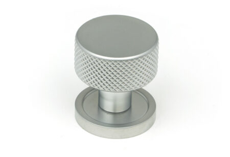 Satin Chrome Brompton Cabinet Knob - 25mm (Plain) | 46876
