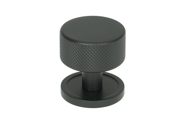 Matt Black Brompton Cabinet Knob - 32mm (Plain) | 46878