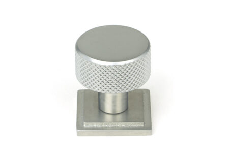 Satin Chrome Brompton Cabinet Knob - 25mm (Square) | 46884