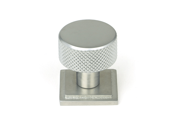 Satin Chrome Brompton Cabinet Knob - 25mm (Square) | 46884