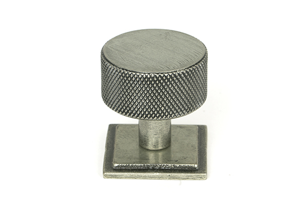 Pewter Brompton Cabinet Knob - 32mm (Square) | 46885