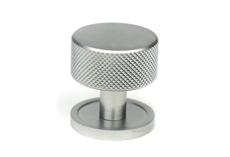 Satin Chrome Brompton Cabinet Knob - 32mm (Plain) | 46888