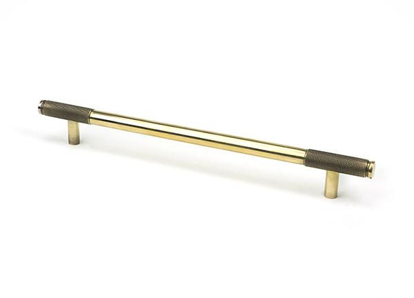 Aged Brass Half Brompton Pull Handle - Large | 46926