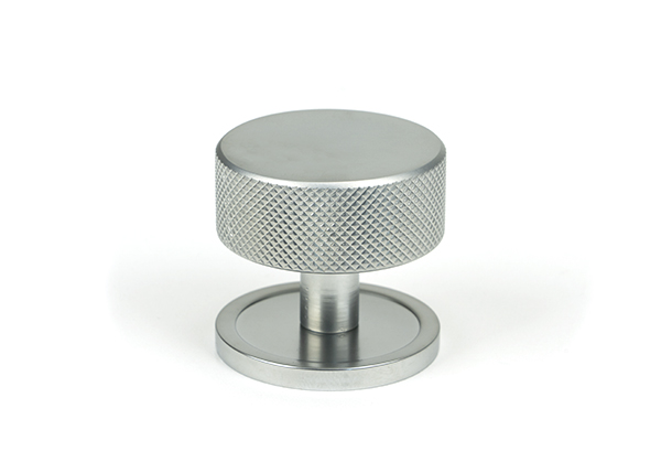 Satin Chrome Brompton Cabinet Knob - 38mm (Plain) | 47086