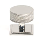 Polished SS (304) Brompton Cabinet Knob - 38mm (Square) | 47095