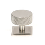 Satin SS (304) Brompton Cabinet Knob - 38mm (Square) | 47099