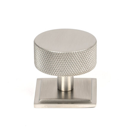 Satin SS (304) Brompton Cabinet Knob - 38mm (Square) | 47099