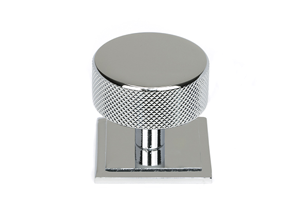 Polished Chrome Brompton Cabinet Knob - 38mm (Square) | 47144