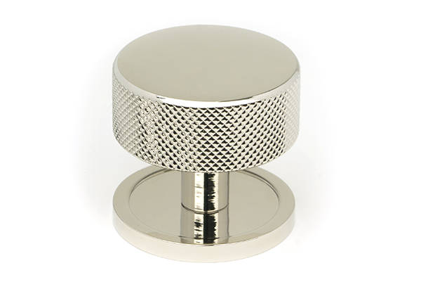 Polished Nickel Brompton Cabinet Knob - 38mm (Plain) | 47145