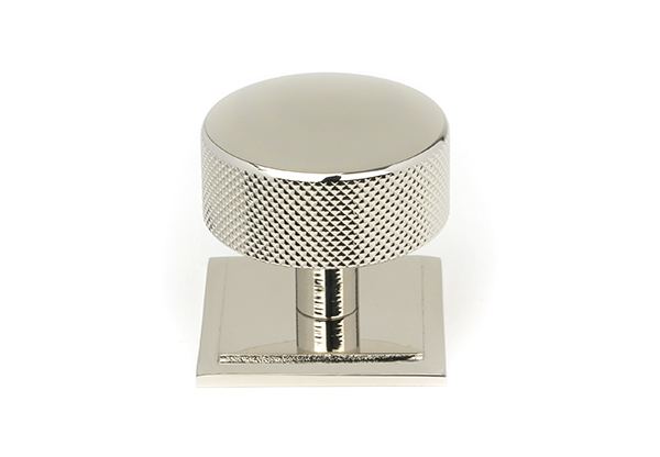 Polished Nickel Brompton Cabinet Knob - 38mm (Square) | 47148