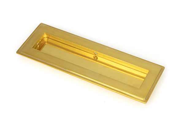 Polished Brass 175mm Art Deco Rectangular Pull | 47157
