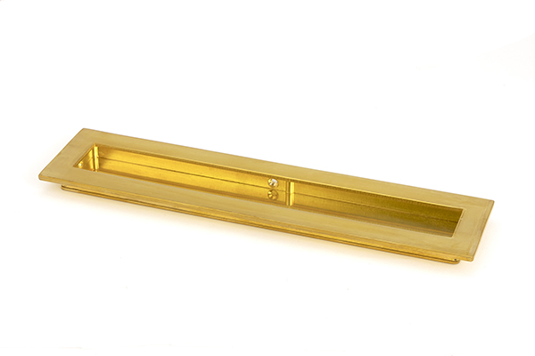 Polished Brass 250mm Plain Rectangular Pull | 47160