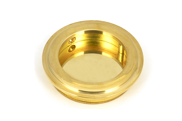 Polished Brass 60mm Art Deco Round Pull | 47165
