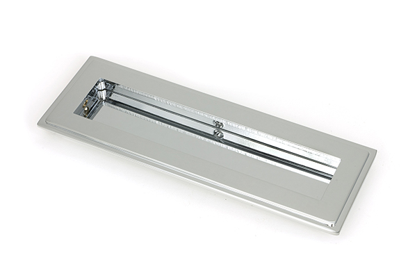 Polished Chrome 175mm Art Deco Rectangular Pull | 47175