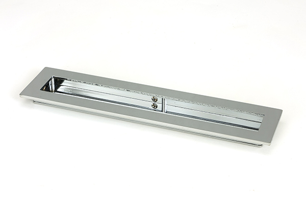 Polished Chrome 250mm Plain Rectangular Pull | 47178