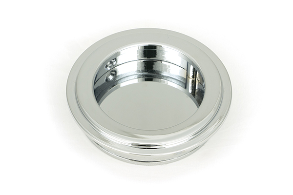 Polished Chrome 60mm Art Deco Round Pull | 47183