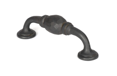 From the Anvil Hammered D Handle - Beeswax - 5"