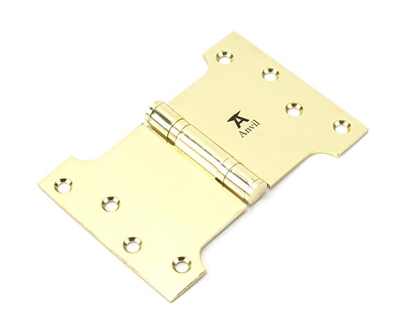 Polished Brass 4" x 4" x 6" Parliament Hinge (pair) ss | 49556