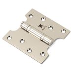 Polished Nickel 4" x 2" x 4" Parliament Hinge (pair) ss | 49563