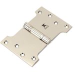 Polished Nickel 4" x 4" x 6" Parliament Hinge (pair) ss | 49565