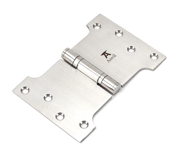 Satin SS (304) 4" x 4" x 6" Parliament Hinge (pair) | 49568