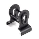 Matt Black 50mm Euro Door Pull (Back to Back fixings) | 49597