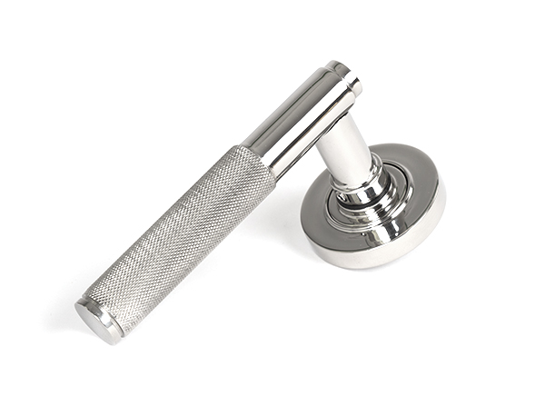 Polished Marine SS (316) Brompton Lever on Rose Set (Plain) | 49844