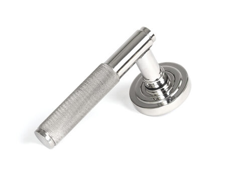 Polished Marine SS (316) Brompton Lever on Rose Set (Art Deco) | 49845