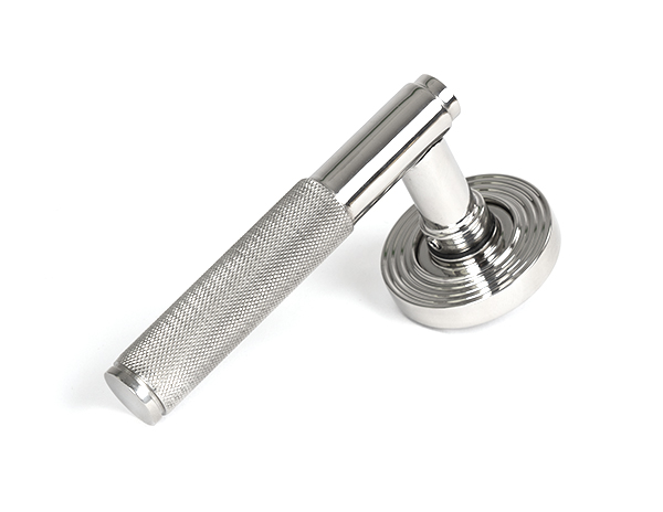 Polished Marine SS (316) Brompton Lever on Rose Set (Beehive) | 49846