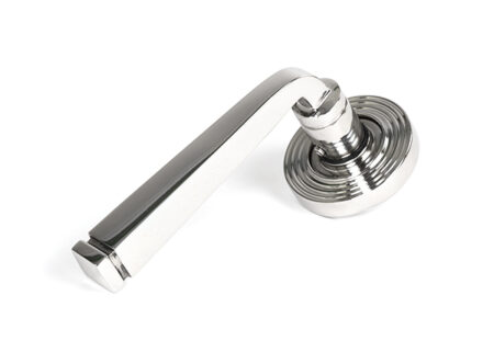 Polished Marine SS (316) Avon Round Lever on Rose Set (Beehive) | 49854