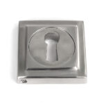 From the Anvil Satin Marine SS (316) Round Escutcheon (Square)