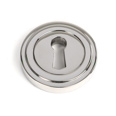 From the Anvil Polished Marine SS (316) Round Escutcheon (Art Deco)