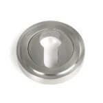 From the Anvil Satin Marine SS (316) Round Euro Escutcheon (Art Deco)