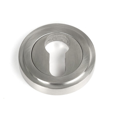 From the Anvil Satin Marine SS (316) Round Euro Escutcheon (Art Deco)