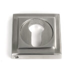 From the Anvil Satin Marine SS (316) Round Euro Escutcheon (Square)
