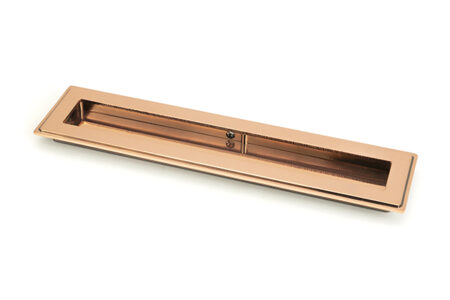 From the Anvil Polished Bronze 250mm Art Deco Rectangular Pull