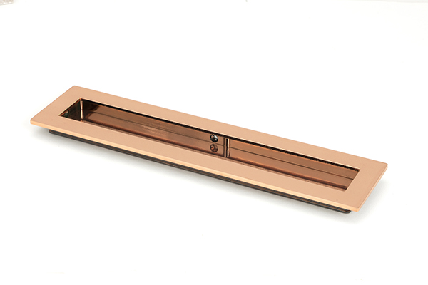 From the Anvil Polished Bronze 250mm Plain Rectangular Pull