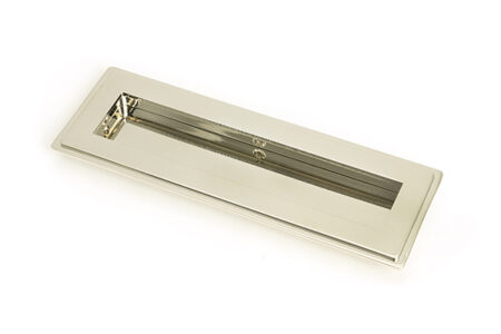 From the Anvil Polished Nickel 175mm Art Deco Rectangular Pull
