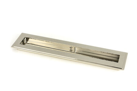 From the Anvil Polished Nickel 250mm Art Deco Rectangular Pull