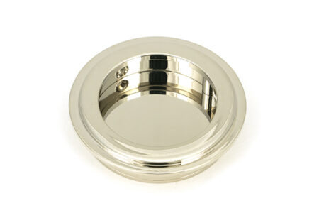 From the Anvil Polished Nickel 60mm Art Deco Round Pull